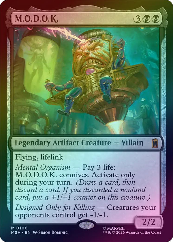 M.O.D.O.K. (Foil) (MSH) (Pre-Order)