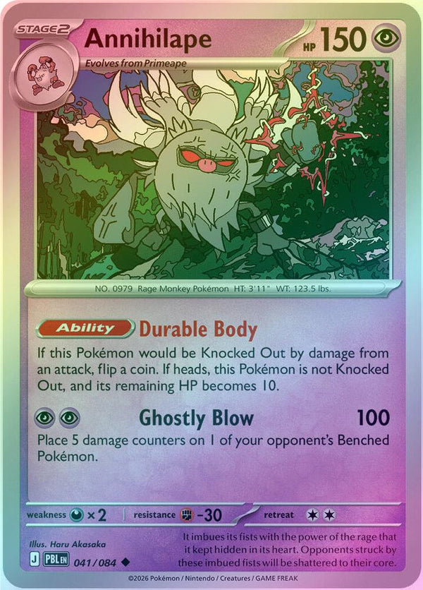 Annihilape - 041/084 - Uncommon - Reverse Holo