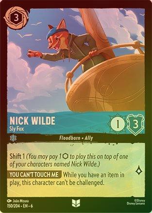 Nick Wilde (Sly Fox) - 150/204 - Uncommon (Foil)