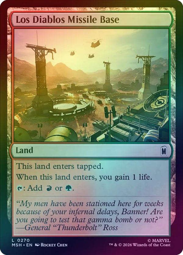 Los Diablos Missile Base (Foil) (MSH) (Pre-Order)