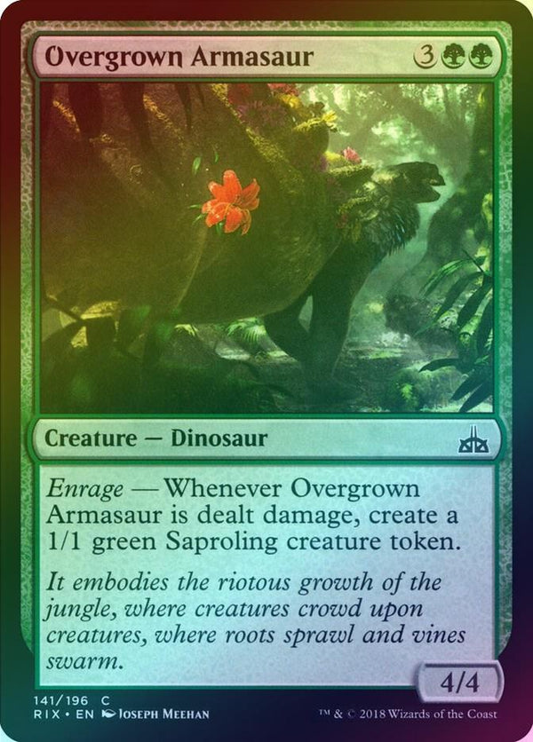 Overgrown Armasaur (Foil) (RIX)