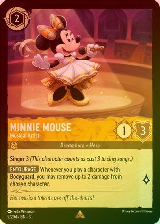 Minnie Mouse (Musical Artist) - 9/204 - Rare (Foil)