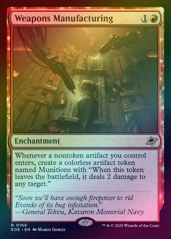 Weapons Manufacturing (Foil) (EOE)