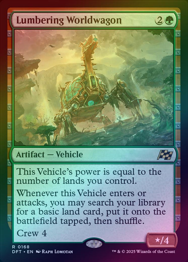 Lumbering Worldwagon (Foil) (DFT)