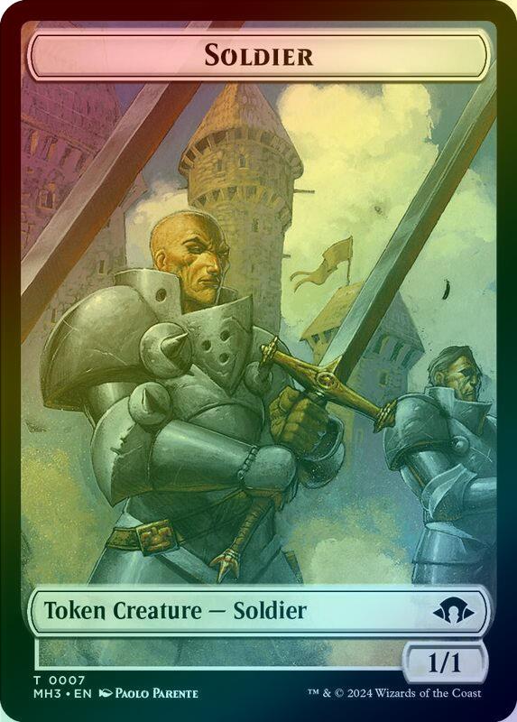 Phyrexian Germ // Soldier Token (Foil) (TMH3)