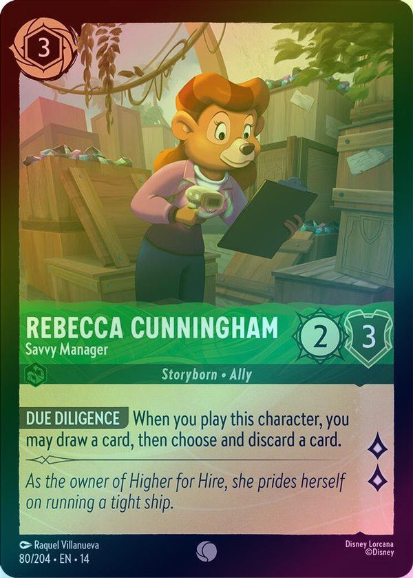 Rebecca Cunningham (Savvy Manager) - 80/204 - Common (Foil)
