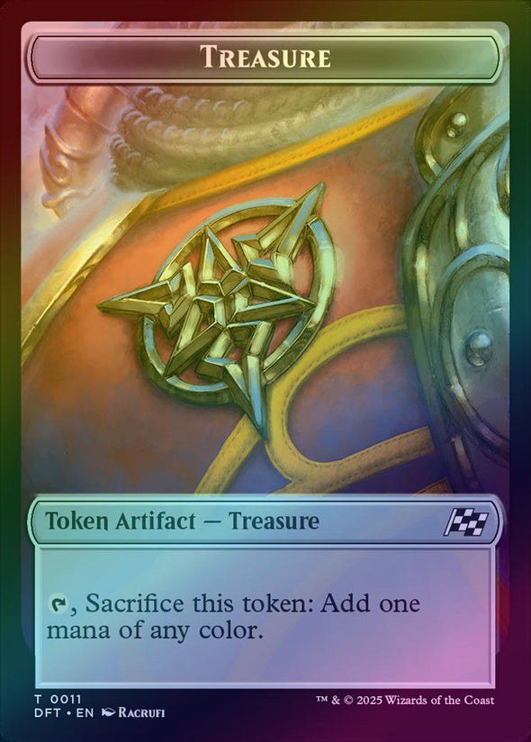 Thopter (0009) // Treasure Token (Foil) (TDFT)