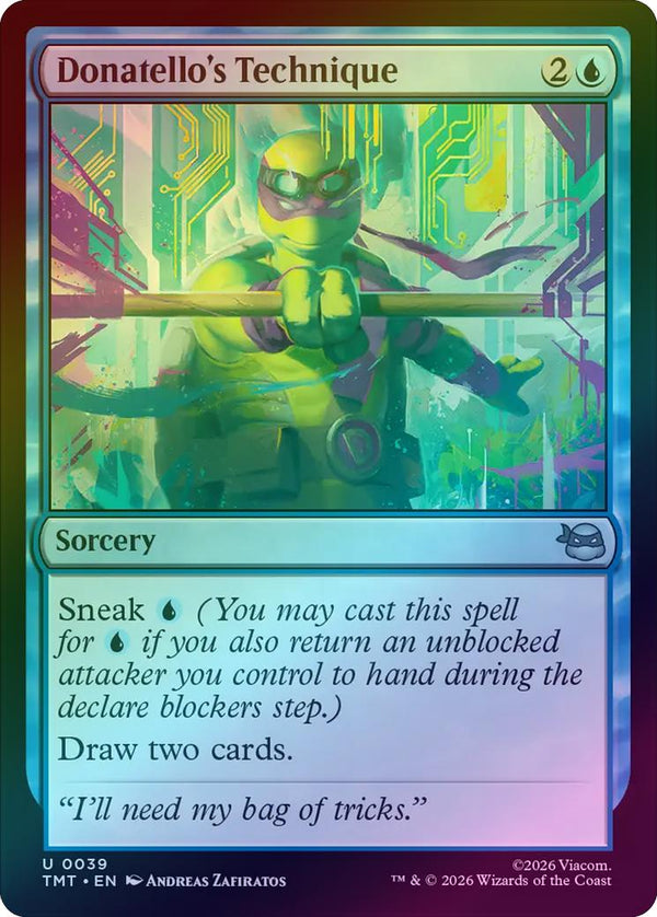 Donatello's Technique (Foil) (TMT)