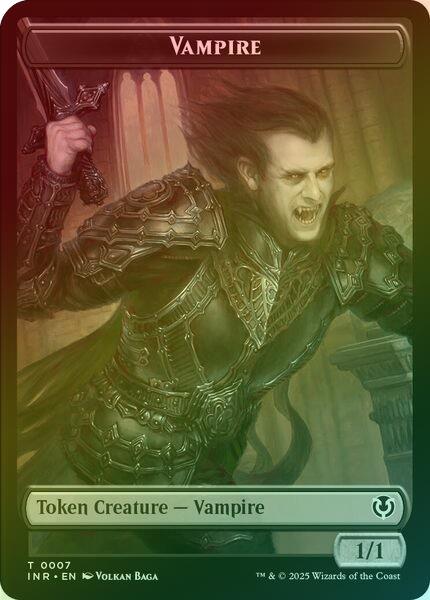 Vampire (007) // Vampire (008) Token (Foil) (TINR)