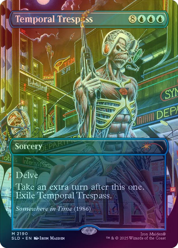 Temporal Trespass - IRON MAIDEN: Album Art (Rainbow Foil) (SLD)