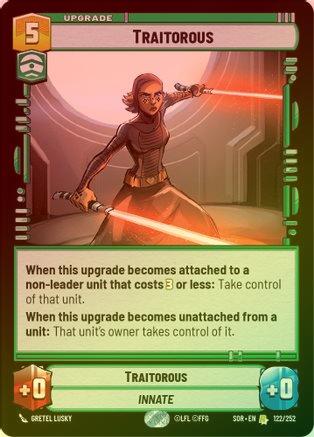 Traitorous - 122/252 - Rare (Foil)