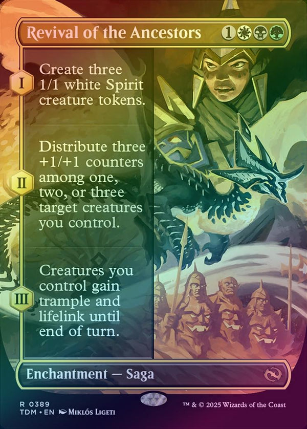 Revival of the Ancestors - Borderless (Foil) (TDM)
