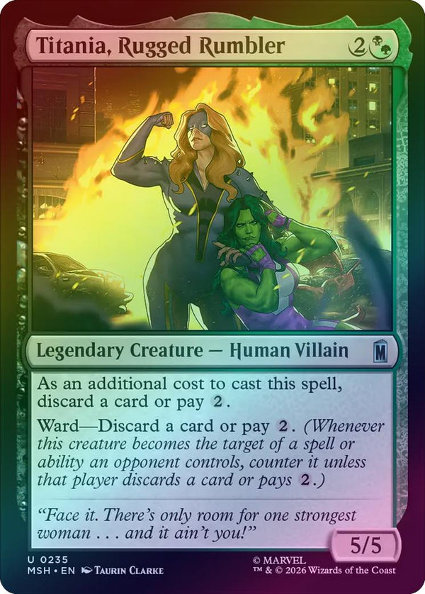 Titania, Rugged Rumbler (Foil) (MSH) (Pre-Order)
