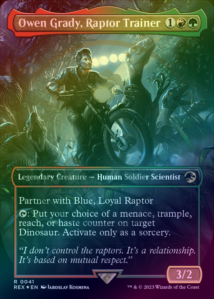 owen mtg card 401 Games Canada - Owen Grady, Raptor Trainer