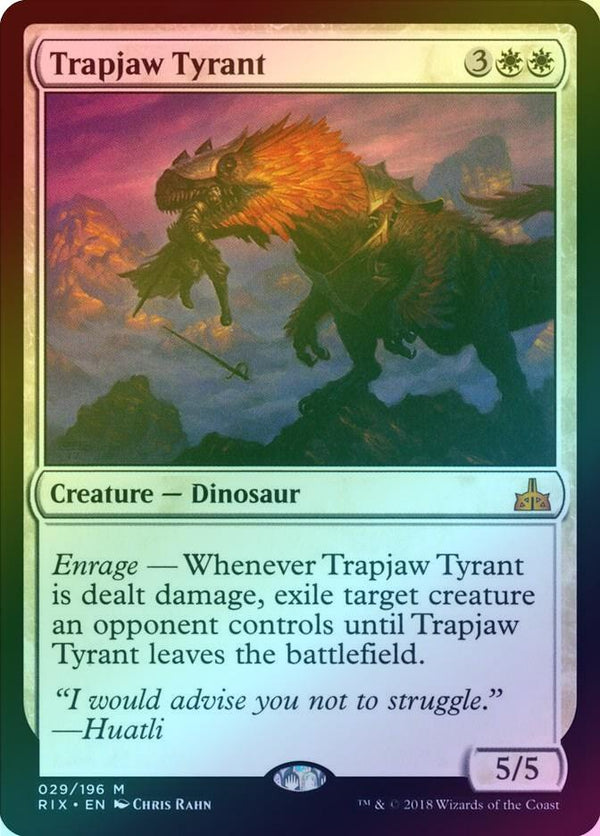 Trapjaw Tyrant (Foil) (RIX)