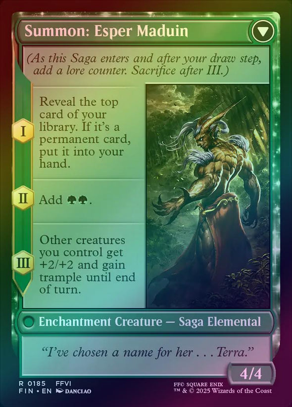 Esper Origins // Summon: Esper Maduin (Foil) (FIN)