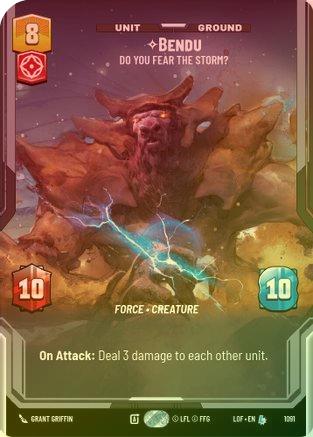 Bendu - Do You Fear the Storm? (Prestige Foil) - 1091 - Legendary (Foil)