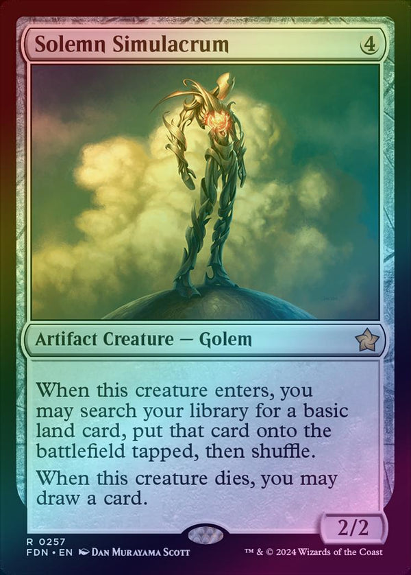 Solemn Simulacrum (Foil) (FDN)