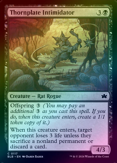 Thornplate Intimidator (Foil) (BLB)