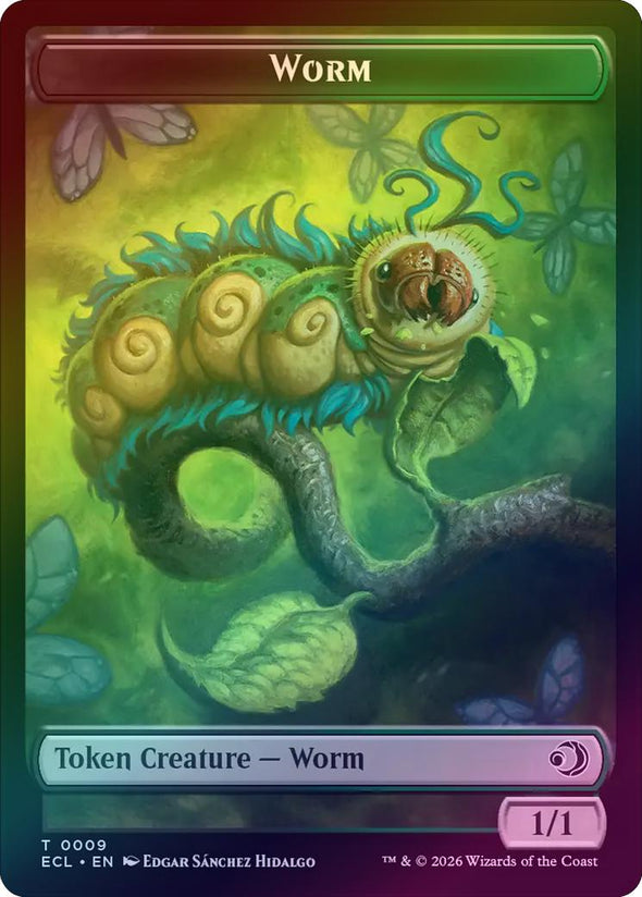 Worm // Merfolk Token (Foil) (TECL)