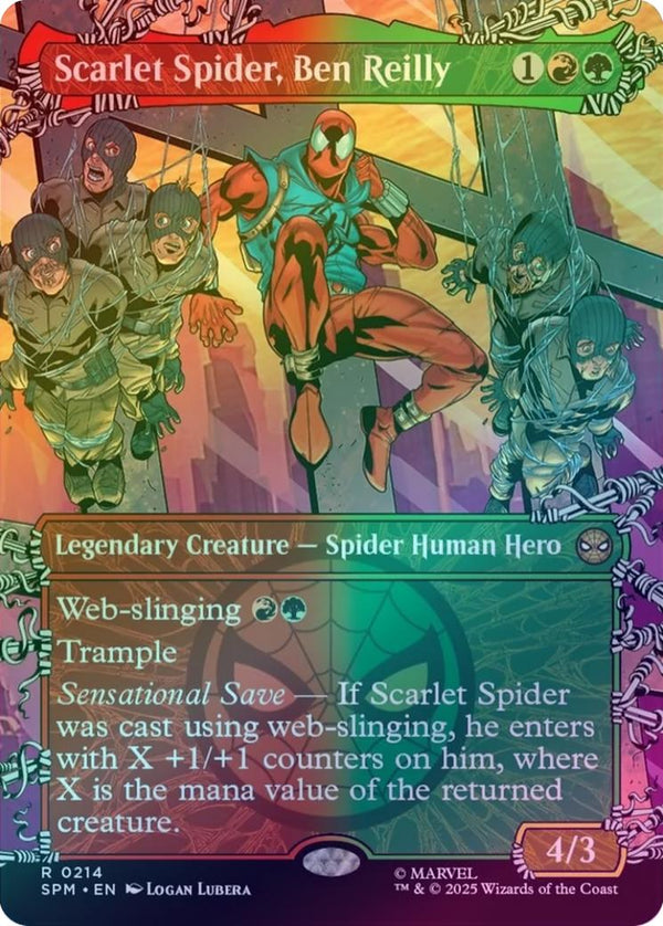 Scarlet Spider, Ben Reilly - Borderless Web-Slinger (Foil) (SPM)
