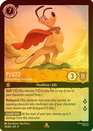 Pluto (Determined Defender) (Fabled Reprint) - 14/204 - Rare (Foil)