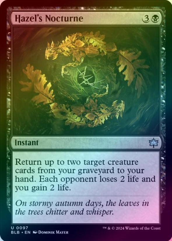 Hazel's Nocturne (Foil) (BLB)