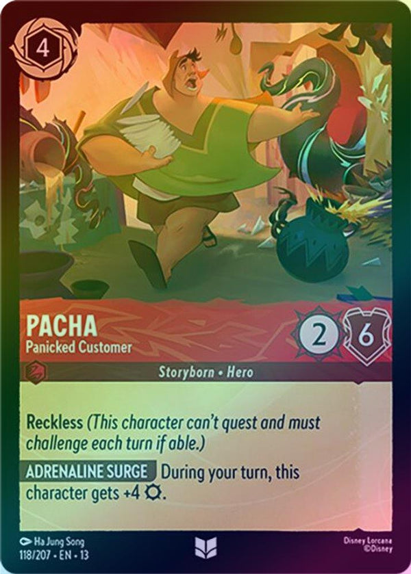 Pacha (Panicked Customer) - 118/207 - Uncommon (Foil)