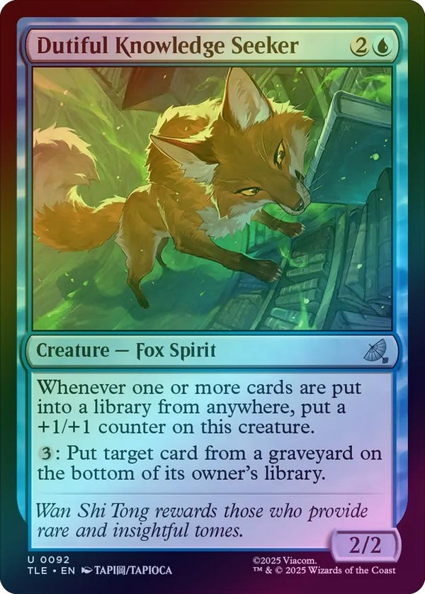Dutiful Knowledge Seeker (Foil) (TLE)