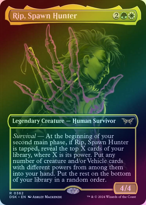 Rip, Spawn Hunter - Double Exposure Showcase (Foil) (DSK)
