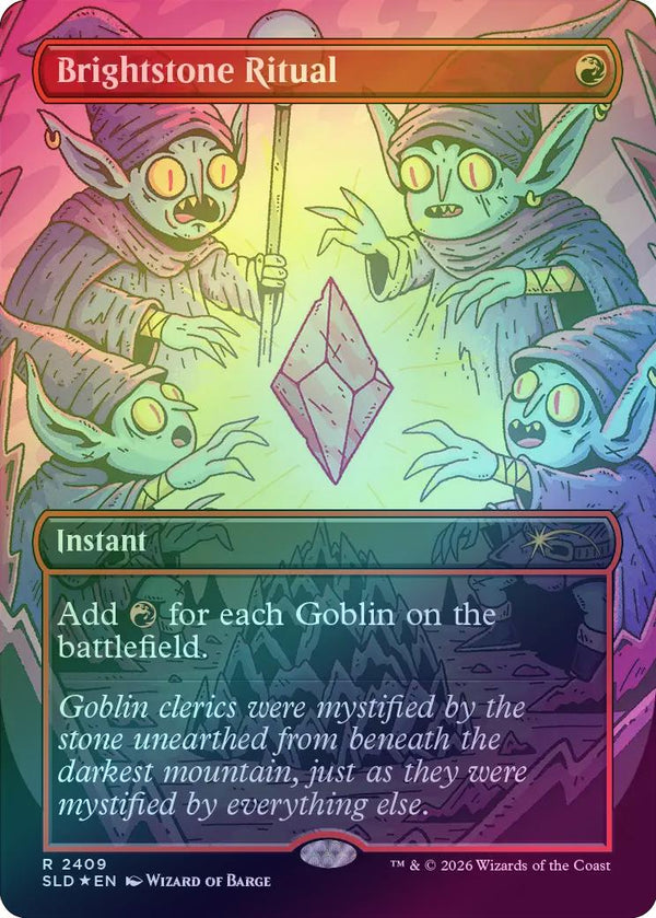 Brightstone Ritual - Goblin Storm (Foil) (SLD)