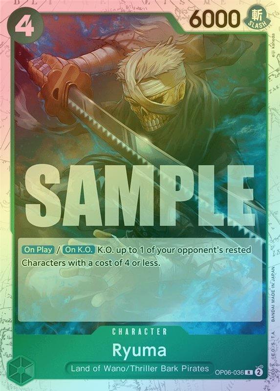 Ryuma (Jolly Roger Foil) - OP06-036 - Rare