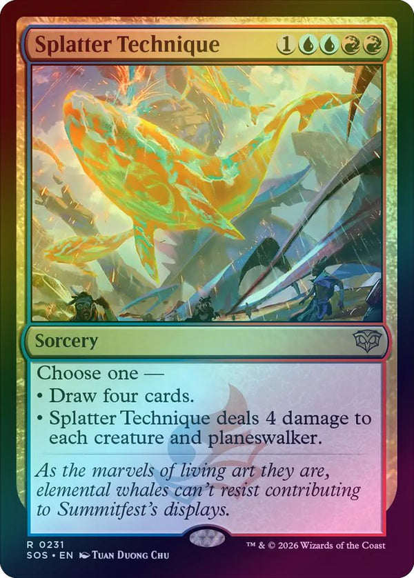 Splatter Technique (Foil) (SOS)