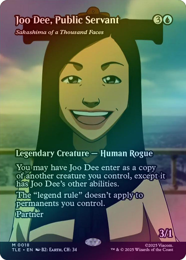 Joo Dee, Public Servant // Sakashima of a Thousand Faces - Borderless Source Material (Foil) (TLE)