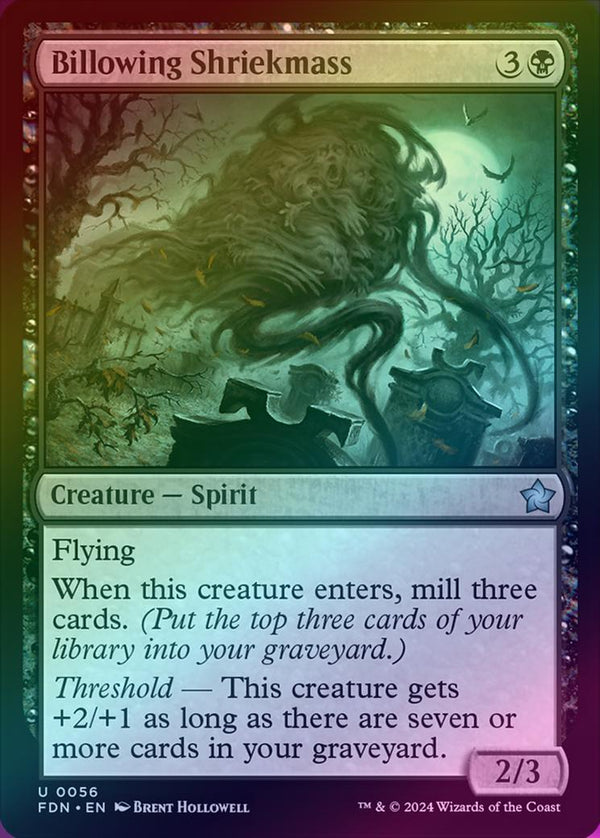 Billowing Shriekmass (Foil) (FDN)