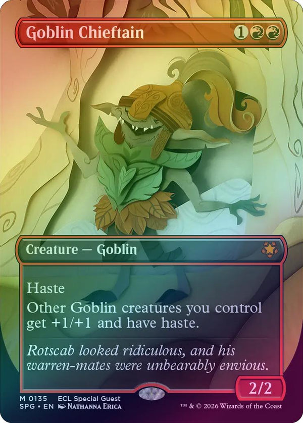 Goblin Chieftain - Borderless (Foil) (SPG)