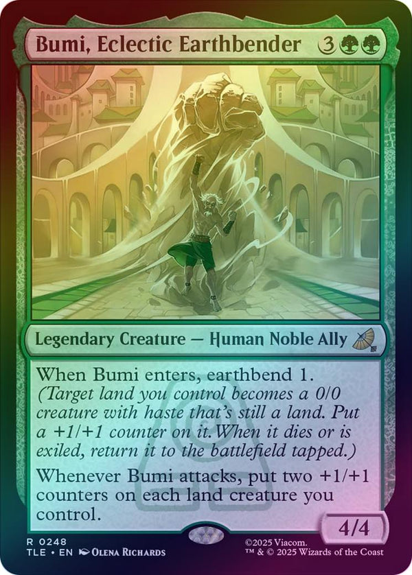 Bumi, Eclectic Earthbender (Foil) (TLE)