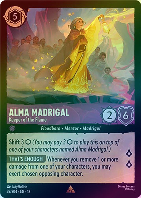 Alma Madrigal (Keeper of the Flame) - 58/204 - Rare (Foil)