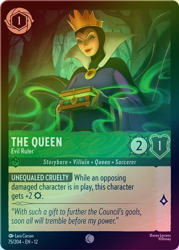 The Queen (Evil Ruler) - 75/204 - Common (Foil)