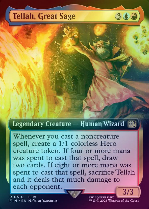 Tellah, Great Sage - Extended Art (Foil) (FIN)