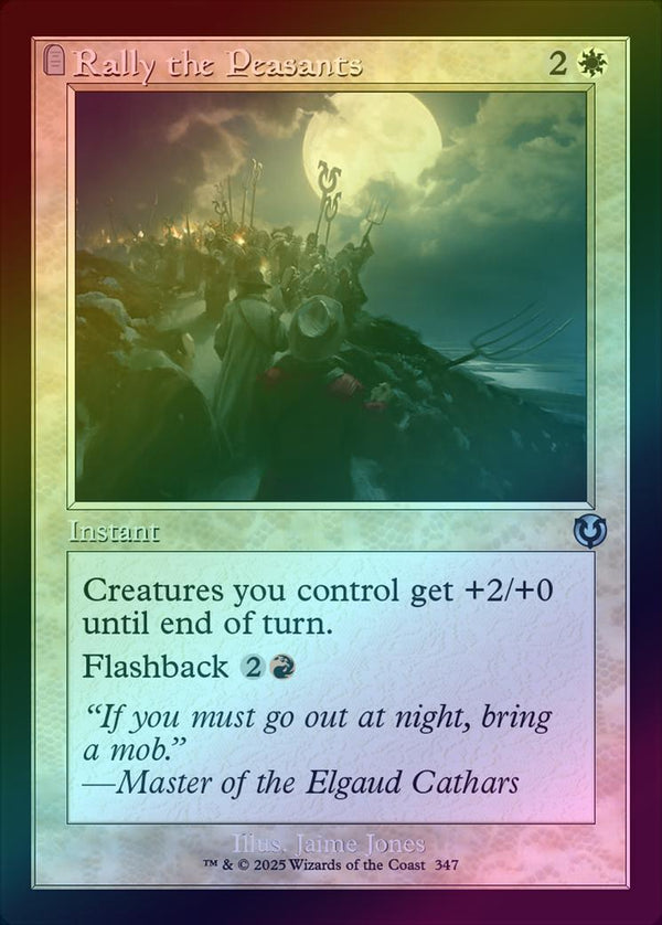 Rally the Peasants - Retro Frame (Foil) (INR)