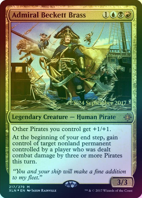 Admiral Beckett Brass - Prerelease Promo (Foil) (PXLN)