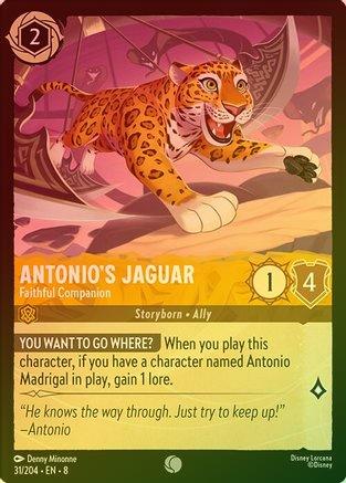 Antonio's Jaguar (Faithful Companion) - 31/204 - Common (Foil)