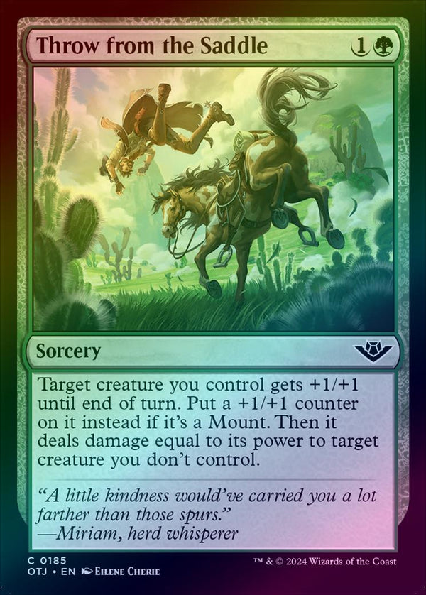 Throw from the Saddle (Foil) (OTJ)