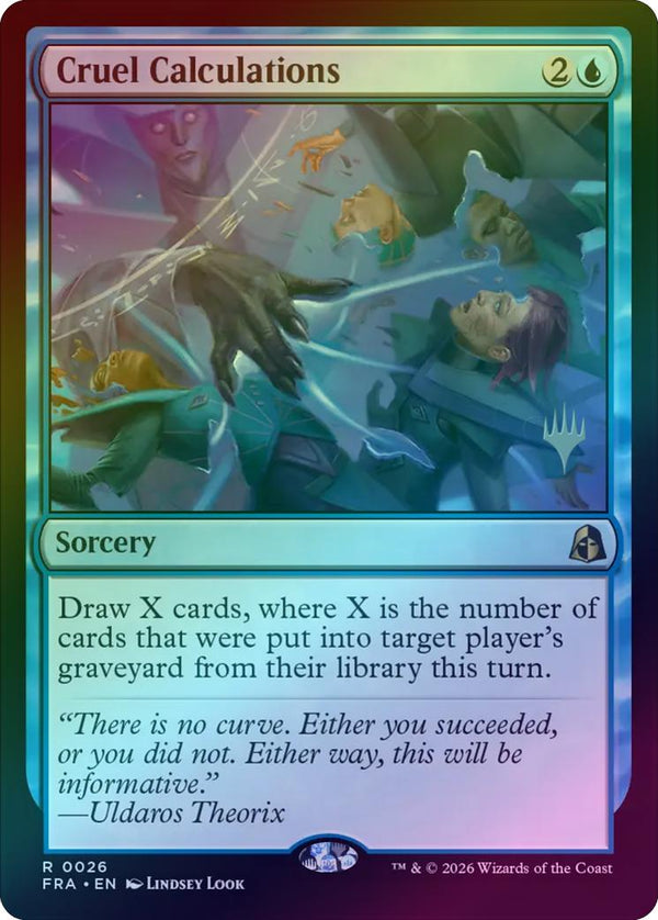 Cruel Calculations - Promo Pack (Foil) (PFRA)