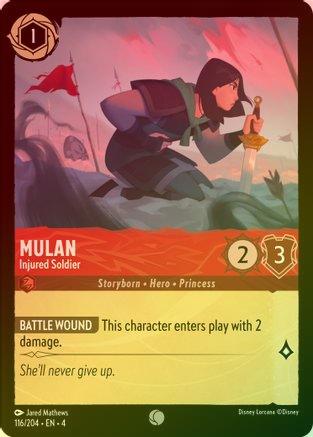 Mulan (Injured Soldier) - 116/204 - Common (Foil)