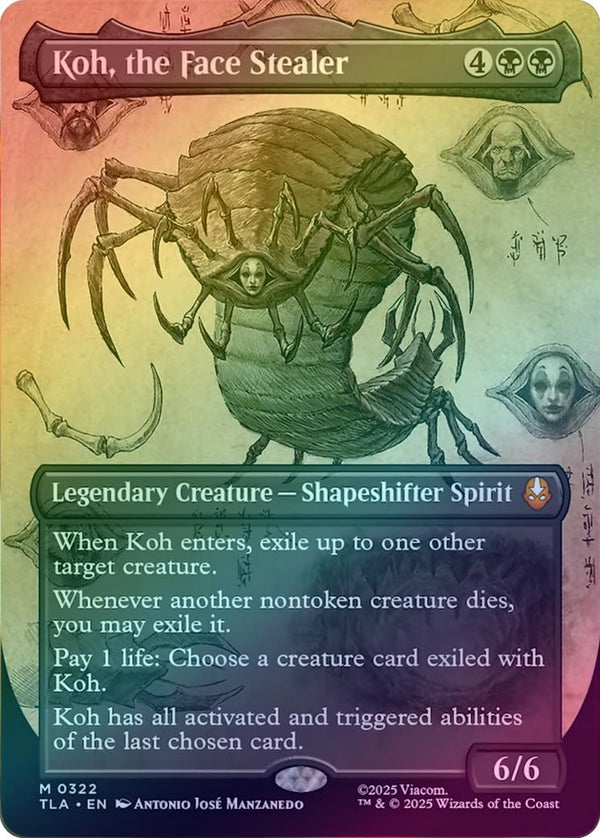 Koh, the Face Stealer - Borderless (Foil) (TLA)