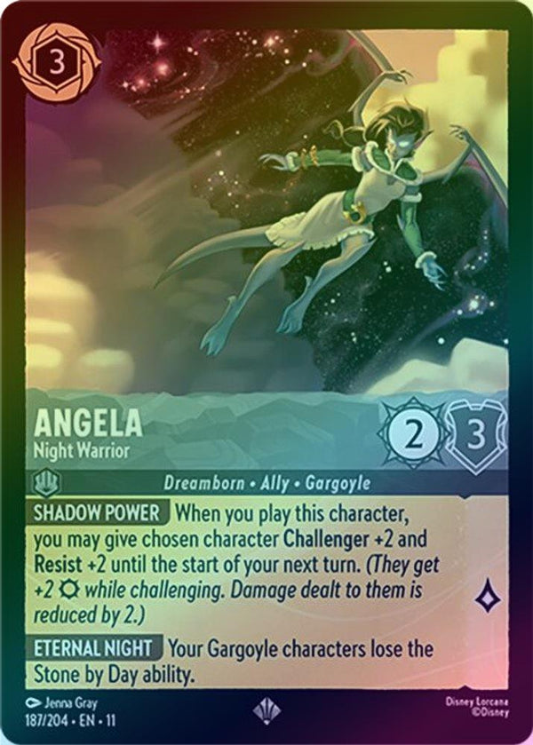 Angela (Night Warrior) - 187/204 - Super Rare (Foil)