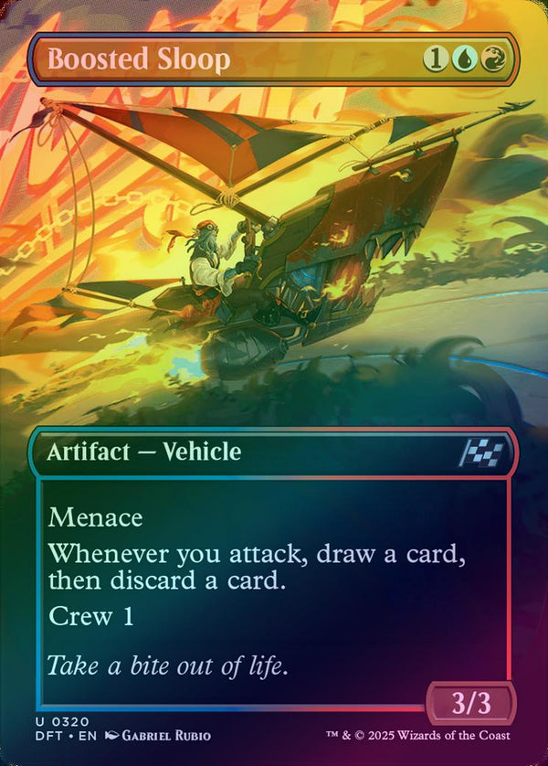 Boosted Sloop - Borderless Revved Up (Foil) (DFT)