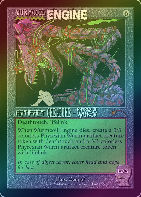 Wurmcoil Engine - Brain Dead: Creatures (Rainbow Foil) (SLD)